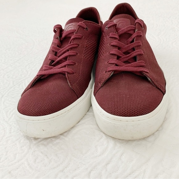 GREATS Men's Royale Knit Sneaker, Maroon - Picture 2 of 8